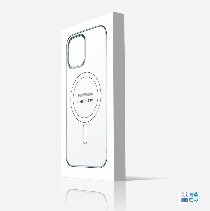 苹果12纸盒包装没字-07