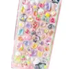 Pegatinas Divertidas de Relieve Estéreo de Dibujos Animados Pegatinas de Relieve 3D Piedra Preciosa Cristal Diamante Pegatinas Decorativas Lindas para Niños