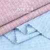 Tejido de algodón acanalado de color 4*3, rayón-poliéster-spandex de 210 g, hipoalergénico, suave y cómodo, tejido base de punto texturizado