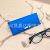 Estuche de cuero simple hecho a mano al por mayor para gafas para hombres, mujeres y estudiantes con miopía, impresión de logotipo gratis, portátil