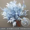 Juego de 10 Piezas de Flores para Boda en Tonos Azules para Decoraciones de Pasillo de Salón de Bodas, Arreglos Florales, Decoraciones de Fondo y Decoraciones de Escenario con Flores Artificiales