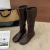 Botas Planas de Moda Retro con Suela Suave Botas Altas hasta la Rodilla Zapatos de Mujer 2026 Botas de Montar Simples Versátiles Botas Largas Botas Individuales para Primavera y Otoño