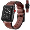 Adequado para Capa de Unha para Pulseira de Apple Watch Costura em Couro Genuíno Iwatch1109876542Ultra3 Pulseira de Relógio