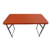 Mesa plegable personalizada transfronteriza para puestos de mercado nocturno, mesa portátil para acampar al aire libre, mesa larga para uso doméstico, escritorio, mesa de comedor