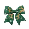 Acessórios de Cabelo Personalizados para Meninas de Natal Transfronteiriços Tecido Estampado Alce Acessórios de Festa Princesa Grampo de Cabelo Grampo de Cabelo 4791