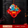 Festival de Primavera 2026 Año del Caballo Nuevo Peluche 3D Personaje de la Fortuna Pegatinas para Puerta para Decoración de Año Nuevo y Pegatinas del Zodiaco para la Puerta Principal