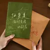 Caderno Retrô de Papel Dupont de Alta Qualidade A5 Capa de Couro Macio Diário de Mão Simples Espesso Bloco de Notas para Escritório