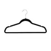 Shiyong Plástico Flocado Antiderrapante Cabide para Roupas Veludo Cabide de Veludo Exportação Transfronteiriça Amazon Cabide de Veludo