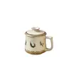 Dunhuang Bailarinas Apsaras Taza de Té de Cerámica con Tapa Taza de Oficina Taza de Té de Alta Calidad para Uso Personal