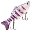 Nuevo señuelo minnow multi-sección de Hengjia, cebo hundible multi-sección, señuelo artificial minnow de dos secciones, cebo duro especializado para trucha