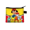 Nuevo Monedero de Dibujos Animados de Pikachu para Niños, Niños y Niñas, Estudiantes de Primaria, Bolsa de Almacenamiento, Bolsa con Cremallera de Tela para Llaves, Bolsa para Tarjetas al por Mayor