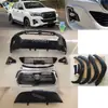 Adequado para Hilux Rocco 2016+ Modificação de Carro Kit Pequeno de Contorno para Para-choque Dianteiro Incluindo Placa de Proteção Inferior para Caixa de Roda