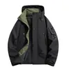 Chaquetas de Exterior para Pareja Más Vendidas Primavera y Otoño Chaquetas Deportivas Casuales Ropa de Montañismo Impermeable Cortavientos Chaquetas con Capucha para Trabajo