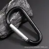 Mosquetón en forma de D Talla 4-8 Multifuncional para Exteriores Escalada Hebilla de Aleación de Aluminio Hebilla para Botella de Agua Hebilla para Mochila Hebilla de Escalada