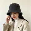Sombrero de Pescador de Punto Hueco para Mujer 2026 Nuevo Estilo Japonés Sombrero de Cubo ins Artístico Delgado Transpirable Sombrero de Cesta de Ganchillo