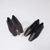 6612-1 Novos Sapatilhas Quadradas Tecidas para Mulheres, Sapatos de Avó com Solado Plano Estilo Retrô, Scarpins Versáteis de Couro Macio Confortáveis
