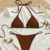 Praia Fonte Termal Sexy Senhoras Europeu e Americano Amazon Novo Biquíni Biquíni de Amarrar Roupa de Banho Roupa de Banho 2026