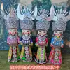 Muñeca Étnica Nueva Muñeca Muñeca Souvenir Características Souvenir Hecho a Mano Yunnan Guizhou Muwa Utilería Didáctica