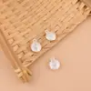 Pingente Flor de Lótus Fuzi Banhado a Prata Pingente de Miçangas Feito à Mão DIY Material para Pulseira Brincos Acessórios Pingente de Sino Enfeites Pendentes