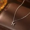 Colar Cachorro Fofo Doce Prata Esterlina 925 Feminino Ins Pequeno Fresco Nicho Simples Desenho Animado Acessórios Filhote