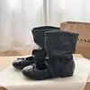 Botines Ocultos para Aumentar la Altura de Mujer Zapatos de Ballet 2026 Nuevos Botines Huecos Apilados Lazo Versátiles Botines Cortos Casuales