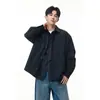 Nueva Moda Otoñal Versátil Moderna Camisa de Manga Larga Solapa Abrigo Delgado Japonés Simple Versátil