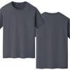 Ropa de Trabajo de Verano Camiseta de Manga Corta 100% Algodón Hecha a Medida Camiseta de Trabajo 100% Algodón Cuello Redondo Camisa Cultural Logo Impreso Personalizado