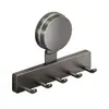 Gancho adhesivo de ventosa para pared de baño, gancho para toalla de fuerte carga, gancho de pared sin rastro para colgar ropa detrás de la puerta