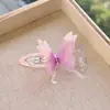 2026 Novo Prendedor de Cabelo Borboleta Piranha Doce para Menina Acessório de Cabelo de Princesa Ornamento de Cabelo