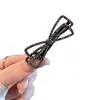 Grampo de Cabelo para Mulheres, Novo Estilo Nicho com Laço Lateral, Elegante e Simples Presilha de Cabelo para Franja, Presilha Bico de Pato