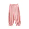 Pantalones Largos Casuales de Color Sólido, Ligeros, Transpirables, a Prueba de Mosquitos, de Corte Holgado, Novedad Verano 2026 para Niñas Wulibu, Modernos