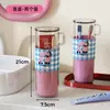 Taza de lavado para viaje taza de cepillo de dientes dopamina taza de lavado de viaje taza de enjuague bucal portátil pasta de dientes linda caja de almacenamiento