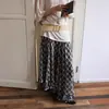 Falda a Cuadros Rojos Irregular Retro Miu para Mujer Otoño 2025 Falda de Gasa con Volantes