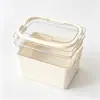 Caixa Organizadora Multifuncional para Mesa de Escritório, Cosméticos, Joias, Remédios, Cesta de Piquenique Portátil para Frutas