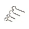 Tornillos de Ojal de Acero Inoxidable 304 con Anillas, Tornillos Gancho, Ganchos de Hierro M4 M5 M6 M8 M10-M12