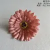 Flor de Margarita Africana Gerbera de Otoño Simulación Decoración Accesorios Florales para el Cabello Atrezzo para Sesión de Fotos en la Costa Guirnalda de Flores Hecha a Mano