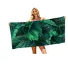Toalla de Playa Jacquard Estampada Personalizada Transfronteriza, Microfibra Terciopelo Doble Cara Secado Rápido Absorbente de Agua Ultra Fina Toalla Deportiva