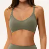 Sujetador Deportivo Estilo Europeo y Americano para Mujer, Tela Suave como la Mantequilla, Diseño de Espalda Cruzada, Adecuado para Ropa Exterior, Pilates, Tirantes Finos, Sujetador de Yoga 5560