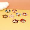 Accesorios DIY Cuidadosamente Seleccionados con Periféricos de Dibujos Animados Mickey Minnie Pato Donald Aleación Goteo de Aceite Llavero Colgante para Bolso