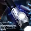 Linterna LED Recargable Antorcha LED de Alto Brillo Compacta y Portátil con Batería de 4800mAh Salida de 350LM Carga TipoC Ideal para Uso en Exteriores y Trabajo Alcance de 200500m