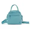 Bolsa Cuadrada Mini Ligera de Zorro Colorido para Mujer, Bolso Cruzado, Bolso de Mano de Nylon Multicapa Repelente al Agua, Bolso de Hombro