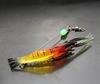 Atacado de Fábrica Isca Artificial de Camarão com Anzol 8Cm/6G Anzol Luminoso Conjunto de Pesca Isca Macia Contas Luminosas