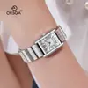 Reloj Romano Cuadrado para Mujer ORSGA Pulsera de Moda Pulsera Fábrica en Vivo Transfronterizo Casual de Negocios Reloj de Cuarzo