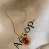 Colar marrom Maillard colar de couro com pedra olho de tigre para mulheres estilo chinês camadas múltiplas colares corrente de clavícula versátil temperamento
