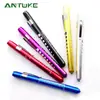 Nova mini lanterna LED pequena em formato de caneta para presente 2 seções 7 lâmpada de caneta médica lâmpada de trabalho em formato de caneta de liga de alumínio
