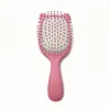 Escova de cabelo com airbag de orelha de gato na cor macaron, compacta e portátil, para escovação e massagem diárias, acalma o couro cabeludo e adiciona volume
