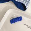 Accesorios para el cabello Klein Blue Celebridad de Internet 2021 Nuevo Otoño e Invierno Horquilla de alta gama Sense Diadema con horquilla de corazón para niña Accesorios para el cabello