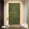 Comercio Exterior Transfronterizo al por Mayor Pintura Decorativa de Entrada Estilo Vintage Pintura de Luz LED Pintura Colgante de Arenisca Arte de Pared para Pasillo de Entrada