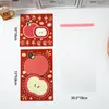 Set Lindo de Tarjetas Anverso y Reverso, Tarjetas Pequeñas de Dibujos Animados Personalizadas, Tarjetas Pequeñas Personalizables, Tarjetas de Felicitación de Cumpleaños, Materiales de Empaque al por Mayor