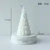Vela Aromática de Natal em Formato de Laço Tridimensional, Design Criativo, Cera de Soja, Vela Aromática Sem Fumaça Transfronteiriça